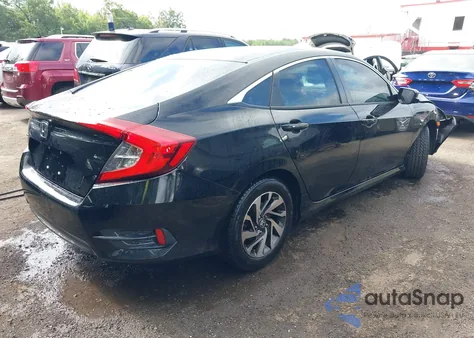 2016 Honda Civic Ex z USA, uszkodzony, nr VIN 19XFC2F74GE075657